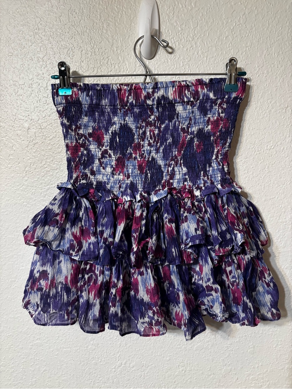 Isabel Marant Etoile Naomi Floral Tiered Mini Skirt Size 6 (38)